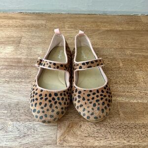 Cat & Jack Kids' Brown and Black Polka Dot Shoes